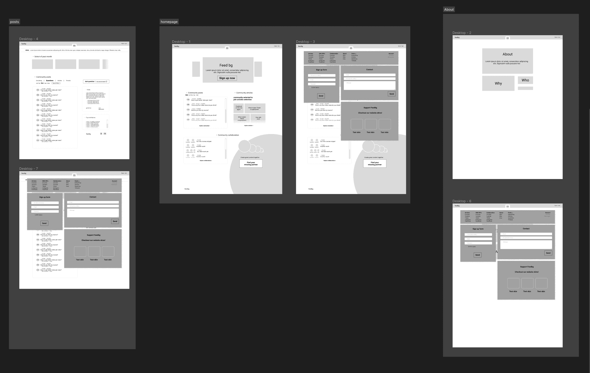 feedbg-logo-wireframes